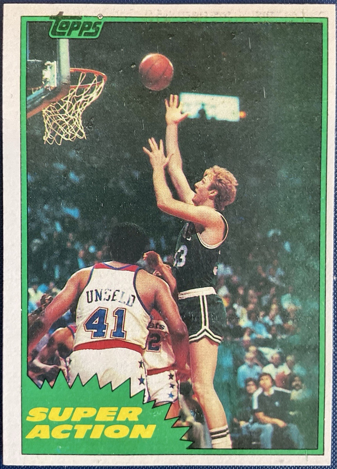 1981 TOPPS 101 LARRY BIRD EAST - EXCELLENT CONDITION - INVESTMENT GRADE