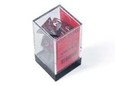Chessex: Speckled Silver Volcano Polyhedral 7-Dice Set