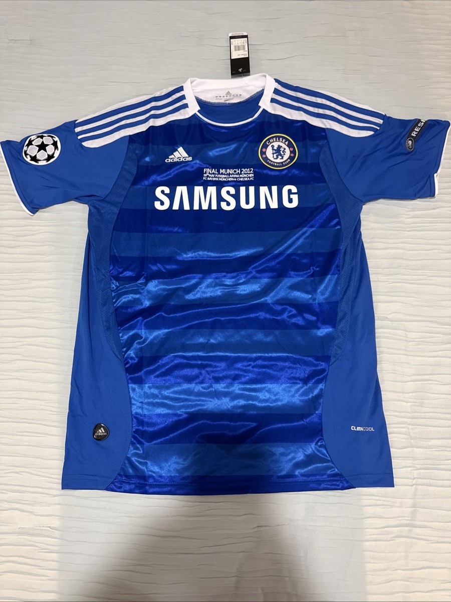 Drogba Chelsea 2012 Champions League Final Retro Soccer Jersey