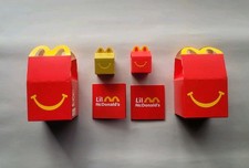 2025 McDONALD'S Lil Mcdonalds Minature Kids HAPPY MEAL TOYS Set With Gold Chase