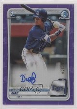 2020 Bowman Chrome Prospects Auto Purple Refractor /250 Jhon Diaz #CPA-JDI Auto