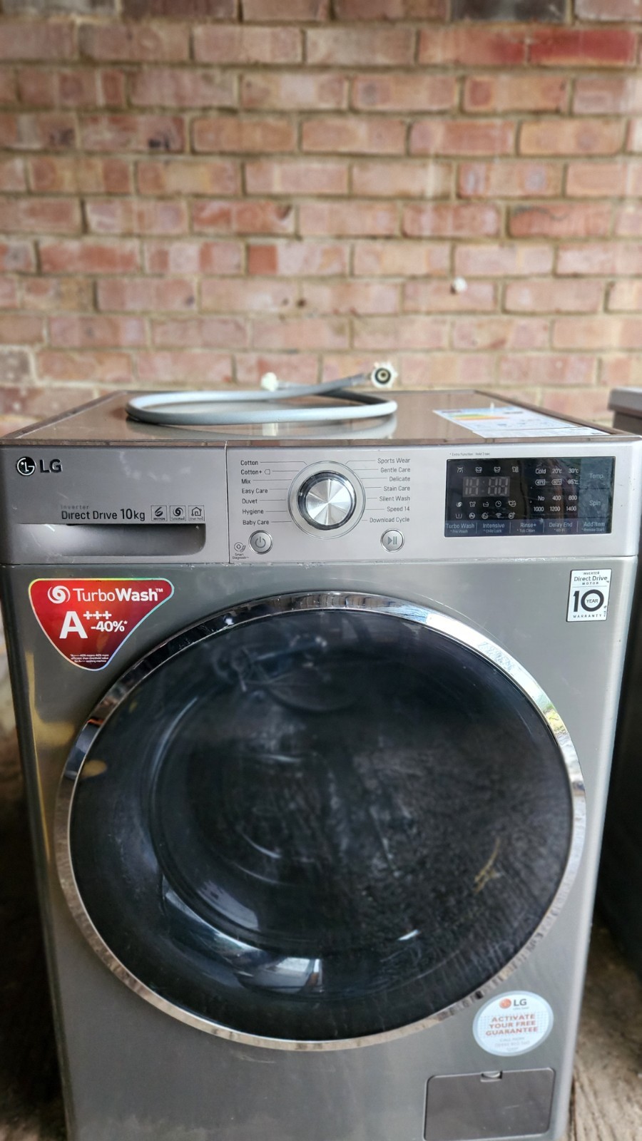LG Washing Machiine 10kg Direct Drivr 10kg
