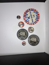 Political Campaign Pinback Button Lot Reproduction/Replica