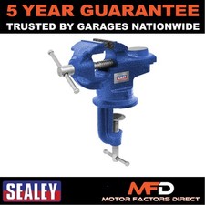 Sealey Portable Bench & Table Vice with 360� Swivel Base 50mm CV50