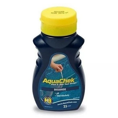 AQUACHEK 3-In-1 Blue Biguanide Test Strip 561625A - 25 Pack