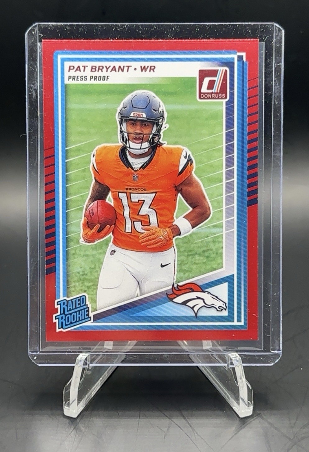 2025 Panini Donruss - Rated Rookie Pat Bryant #336 Press Proof Red (RC)