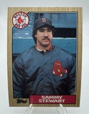 Sammy Stewart Boston Red Sox #204 1987 Topps ⚾️