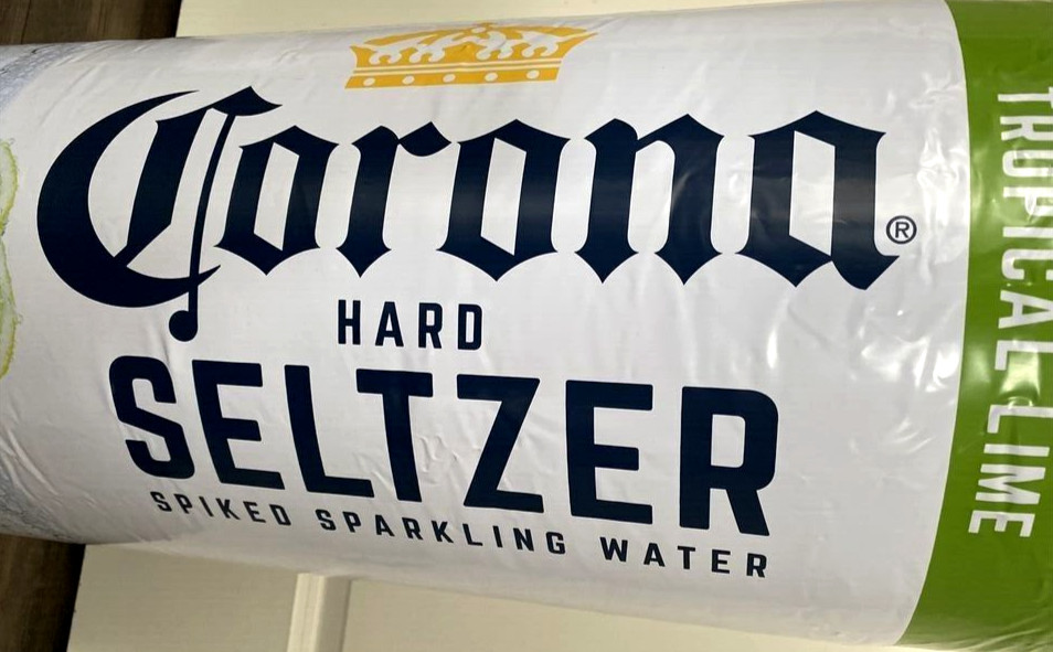 CORONA BEER HARD SELTZER TROPICAL LIME INFLATABLE BLOW UP CAN MAN CABE PARTY BAR
