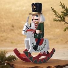 Nutcracker Christmas Decor Indoor Christmas Decorations Wooden Nutcrackers Fi...