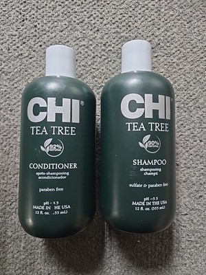 CHI Tea Tree Shampoo and Conditioner 12fl.oz./355ml New; LOT OF 2