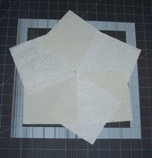 48 Neutral Tonal Whites and Cream Fabric 5 inch Quilt Squares Charm pack B