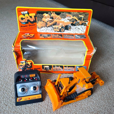 Vintage 1988 OVP The CAT Power Loader RC ferngesteuertes batteriebetriebenes Spielzeug