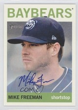 2013 Topps Heritage Minor League Edition Real One Mike Freeman #ROA-MF Auto l5x