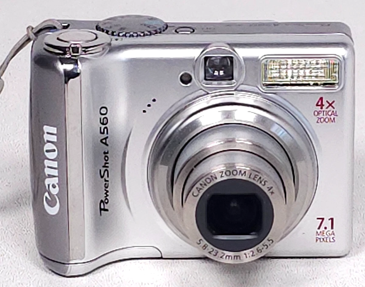 Canon PowerShot A560 1-4.9x Digital Zoom Cameras 7-7.9 MP Maximum