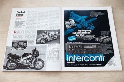 PS Sport Motorrad 12/1988 Yamaha FZR 600 mit 91PS im Fahrbericht auf einer Seite