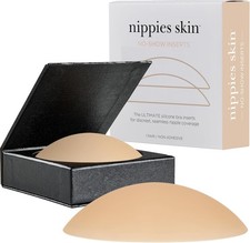 Nippies Non-Adhesive Bra Liner Nipple Covers for Women   Reusable Silicone No-Sh