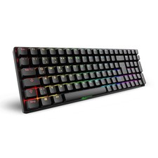 Sharkoon SGK50 S2 Black, RGB, Gateron Red Mechanical, Full Size, USB-C, 101 Keys