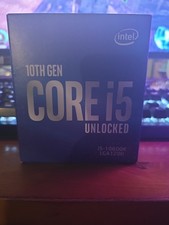 Intel Core I5-10600K Desktop Processor Unlocked Brand New Never Used Open Box