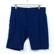 GREYSON Montauk Performance Golf Chino Shorts Quick Dry Wicking Navy Blue Sz 32