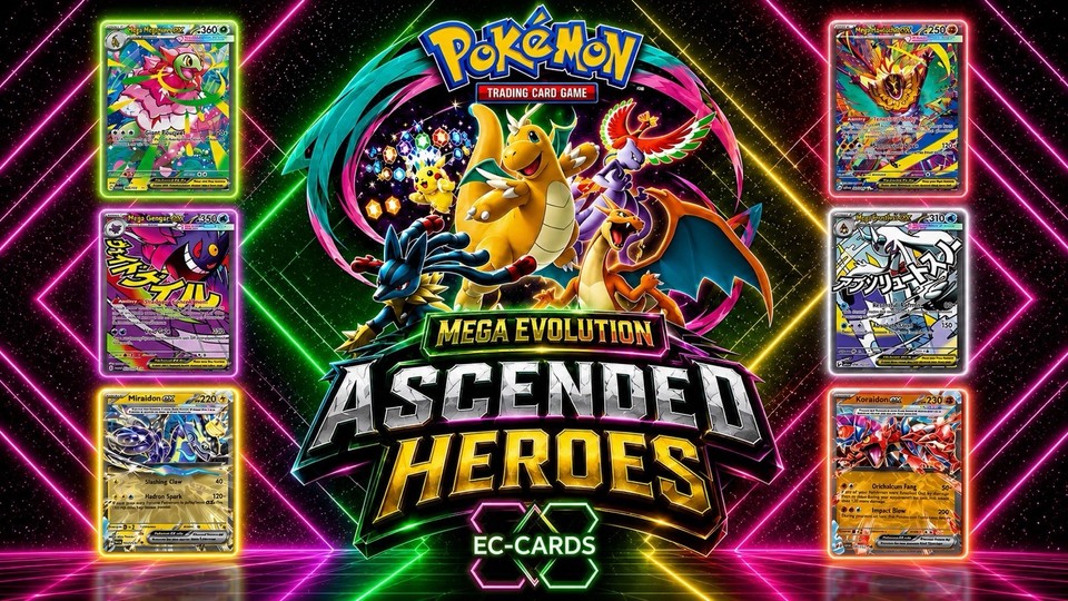 Ascended Heroes Pokémon cards,Poke Ball reverse holo,Ex ,Ultra Rare, English