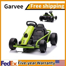 24V Ride on Go Kart for Kids 8MPH High Speed Drifting Circling Car 8-12 Years