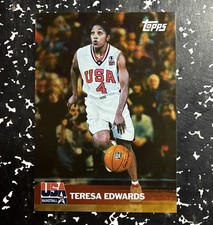2000 Topps Team USA - Teresa Edwards #42 Gold! SP! NM! Basketball!