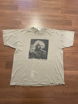 VTG Rare 98' Albert Einstein E=mc2 Reality Is Merely An Illusion T-shirt Size XL