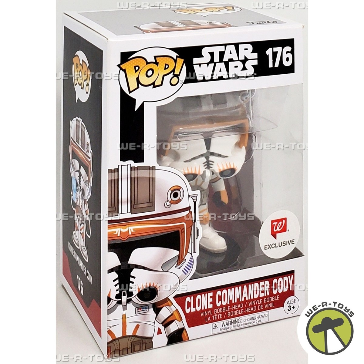 FunkoPop！176 CLONE COMMANDER CODY 限定版 Funko Pop! Star Wars 176 Clone Commander Cody Vinyl Figure