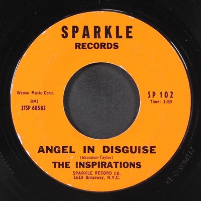 INSPIRATIONS: angel in disguise / stool pigeon SPARKLE 7'' Single 45 RPM