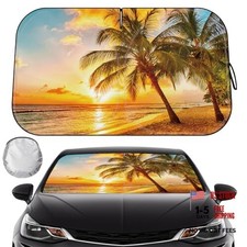 Car Windshield Sun Shade - Reflector Sunshade Offers Ultimate Sunrise-Yellow