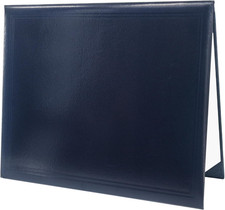 Graduationmall 11"X14" Smooth Padded Diploma Cover Certificate Holder Navy