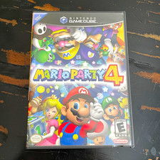 Mario Party 4 (Nintendo GameCube, 2002) *No Manual* Tested & Working!
