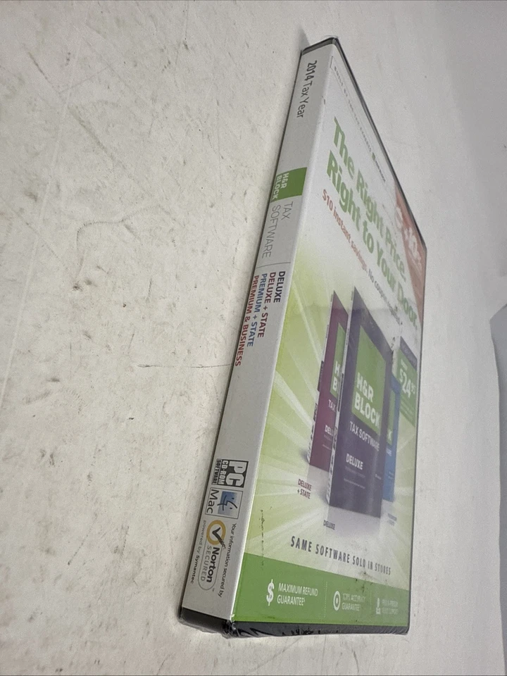 H & R Block One-Stop Shopping Tax Software 2014 Tax Year-RARE-SHIP N 24 HRS-NEW - Image 3 of 4