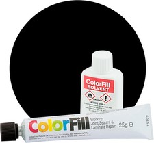 Unika ColorFill Diamond Black (CF30) – Laminate Worktop Repair Kit, Joint Com