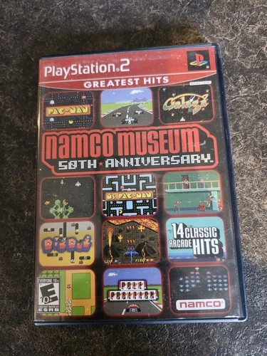 Namco Museum 50th Anniversary 2005 PlayStation 2 PS2 COMPLETE Good Condition