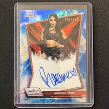 🔌IU 2026 TOPPS CHROME WWE RED BRAND AUTO BLUE REFRACTOR /150 ROXANNE PEREZ