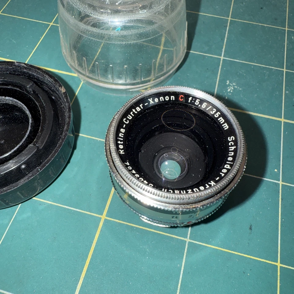 Vintage 1950s Kodak Retina Curtar Xenon C 35mm f:5.6 Wide Angle Lens - Image 2 of 4