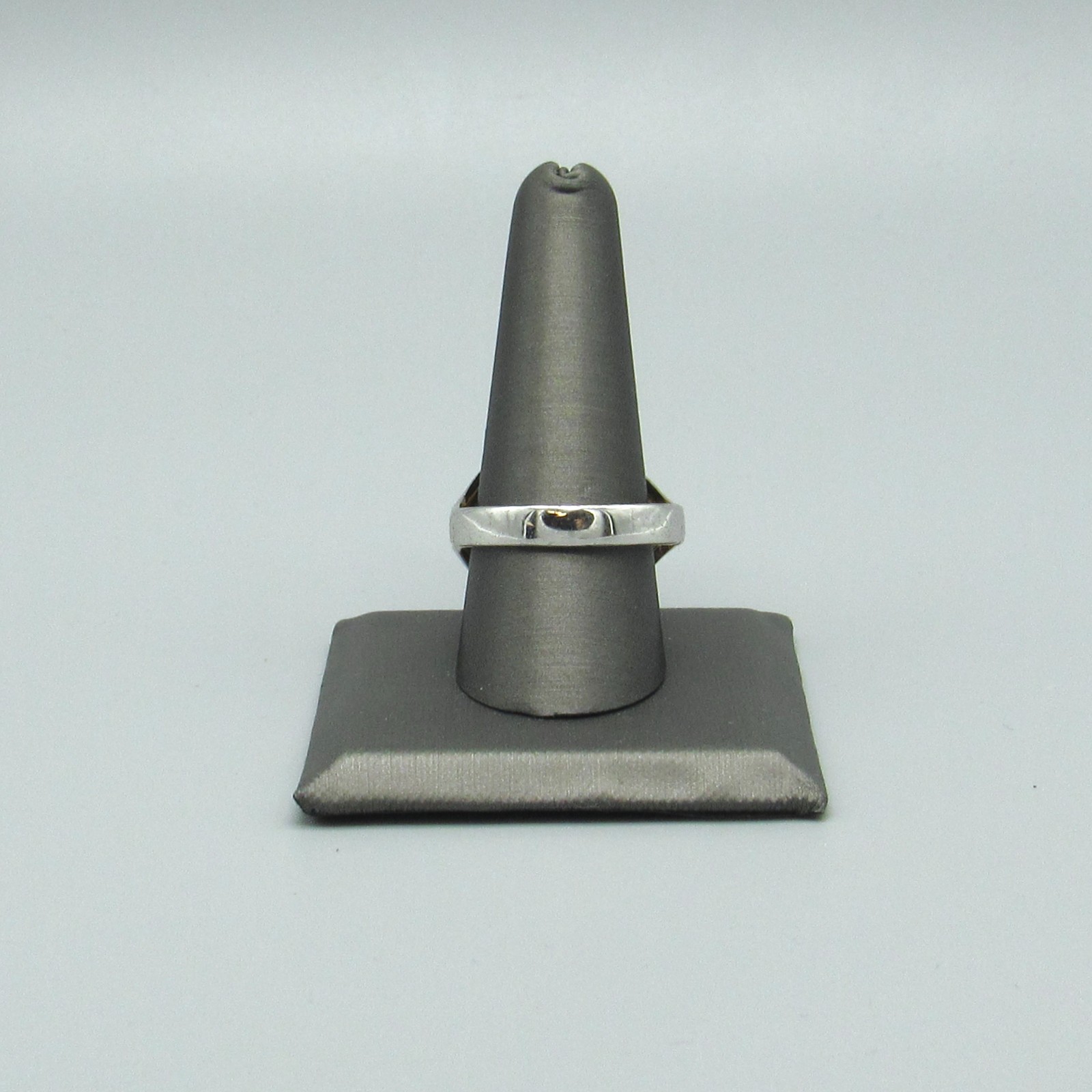 Men's Sterling Silver Rectangle Agate Ring Size 14 - image 4