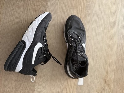 Nike Air Max 270 React Women's Sneakers Phantom Black/Light Blue, Size 7.5