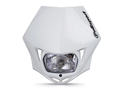 Masque de Lumière Mmx Lampe de Masque Phare Compatible À Suzuki Yamaha YZF Blanc - Photo 1/4