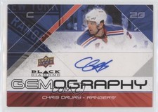 2008-09 Upper Deck Black Diamond Gemography Chris Drury #G-CD Auto 01qm