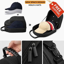 Premium EVA Hat Travel Case Hard Shell Storage Box Shockproof Cap Carrier Holds
