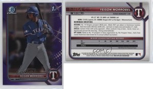 2022 Bowman Chrome Prospects Purple Refractor /250 Yeison Morrobel #BCP-200