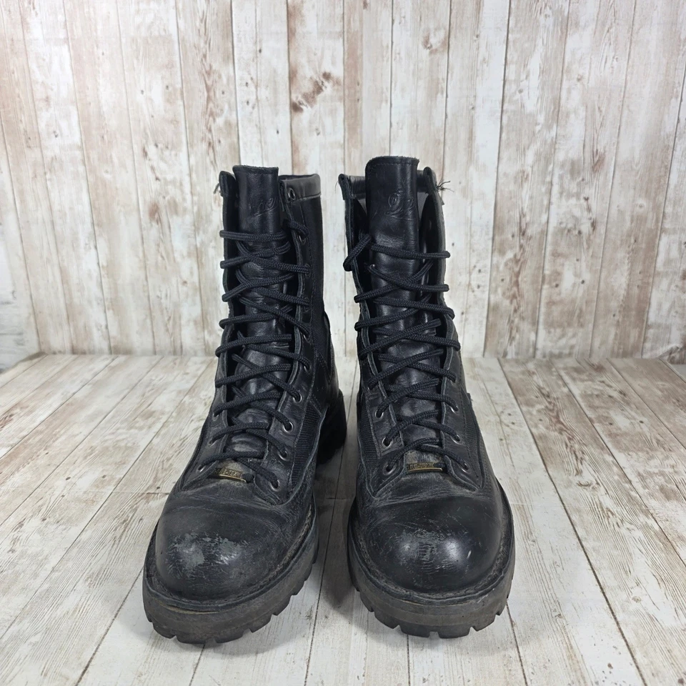 Danner Men's 9.5D Black Leather Acadia Gore-Tex Military Work Boots USA Made - Image 4 of 4