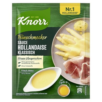 Knorr Feinschmecker Sauce Hollandaise klassisch eine leckere Soße - 250 ml