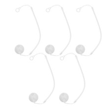 5 Pcs Desk Pen Holder Lanyard Anti-theft Counter Anti-lost with Spring Rope