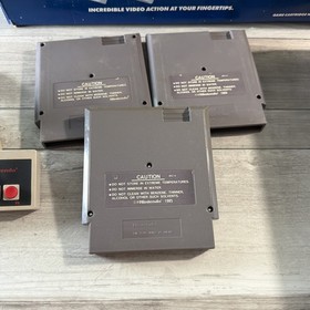Nintendo NES Console Control Deck Mario Trilogy 1 2 3 Games Bundle Original Box