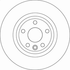 1X Bremsscheibe TRW DF6947 für LAND ROVER DISCOVERY SPORT (L550) 2 2015-