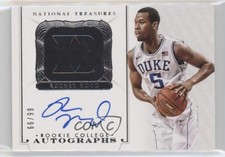 2014-15 Panini National Treasures Rookie College 66/99 Rodney Hood #169 Auto 1b0