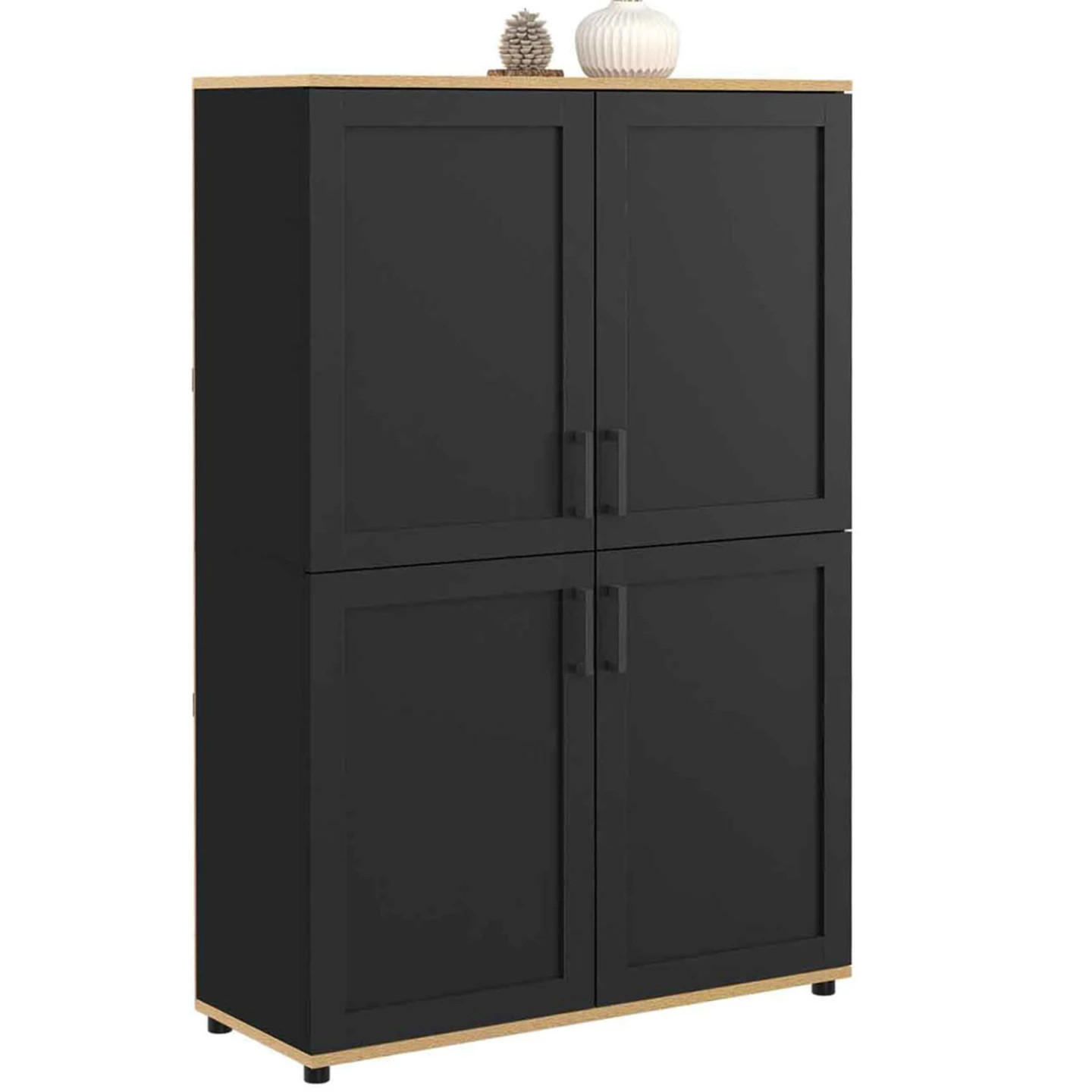Buffet haut VITO bicolore pour créer un coin salle à manger moderne